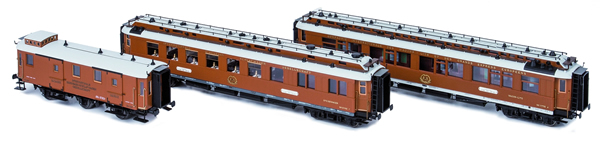 Kato HobbyTrain Lemke H44015 - 3pc Vienna-Nice-Cannes Orient Express Passenger Coach Set #2